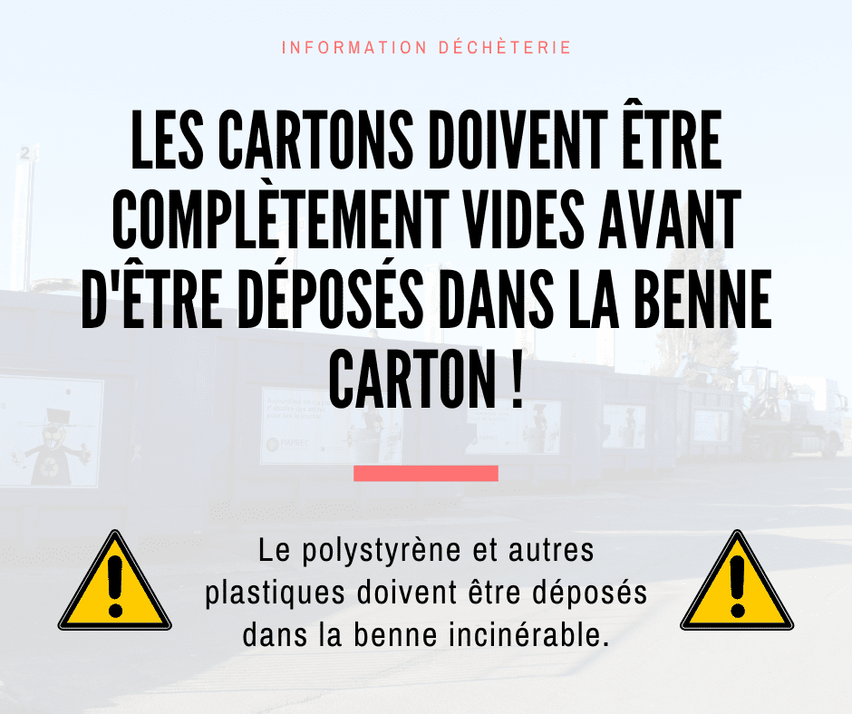 information déchèterie