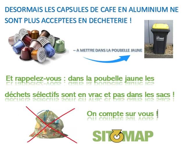 Capsules de café en aluminium